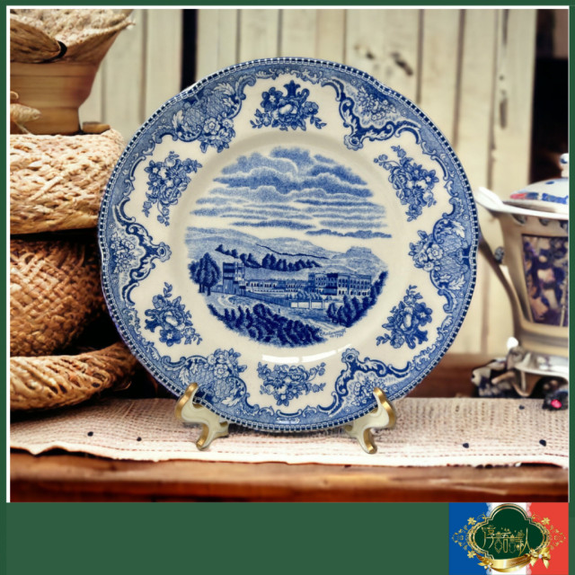 英國 JOHNSON BROTHERS-經典城堡藍色鄉村風 - 麵包盤