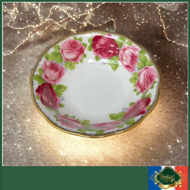 英國 Royal Albert 老英國玫瑰系列-水果碗