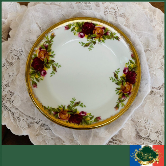 英國 Royal Albert  鄉村玫瑰第一版系列-小碟子 堅果盤 奶油盤