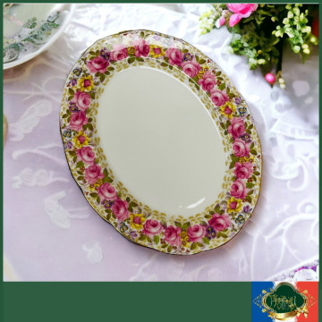 英國 Royal Albert - SERENA系列-橢圓長盤 33公分 （稀有系列）